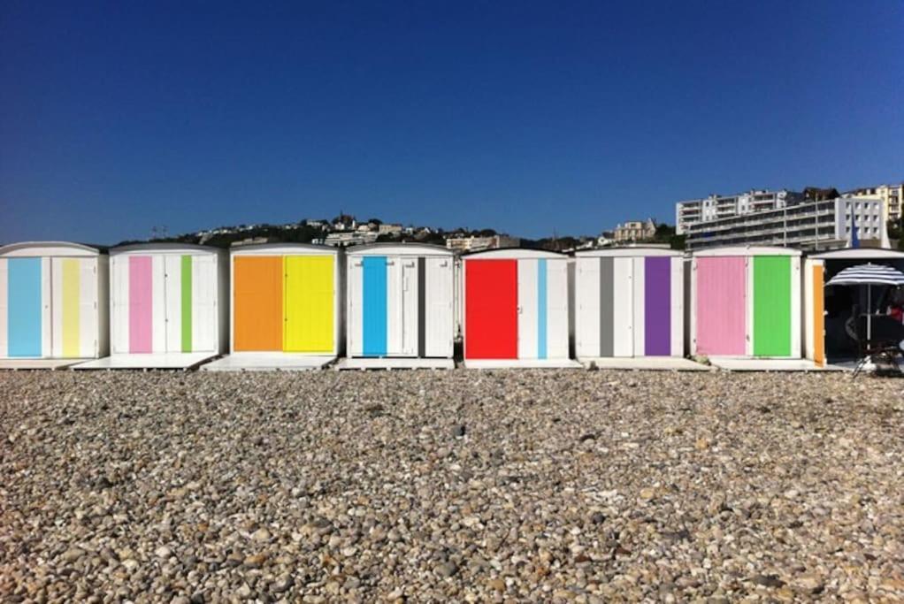 "L'Escapade Havraise" Studio Parking Gratuit Coeur De Ville Le Havre Luaran gambar